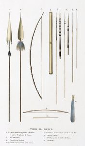 Lances, arcs et flèches de 