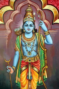 Temple hindou Sri Vadapathira Kaliamman. Avatar de Vishnu. Seigneur Rama 7e incarnation. Singapour - Unbekannt