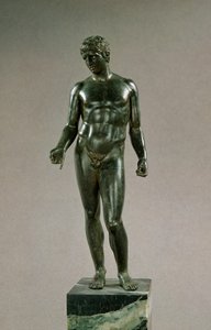 Statue de Mercure, adaptation du Discophore grec de Polyclète, romain, 25-50 après J.-C. - Unbekannt