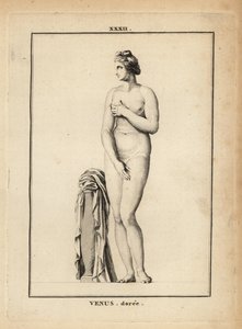 Statue de Vénus Dorée, déesse romaine de l