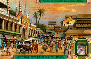 Vie de rue à Bombay, Inde - Unbekannter Künstler