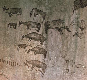 Tanzanie, région de Dodoma, dessins rupestres - Nicolas d