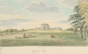 Teddesley Hall : aquarelle, nd [fin XVIIIe siècle] - Unbekannt