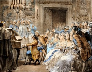 Le compositeur autrichien Wolfgang Amadeus Mozart (1756-1791) à l