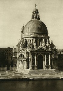 La Basilique de Santa Maria della Salute à la fin du Grand Canal. Venise Photographie par Wilhelm Bode - Unbekannt
