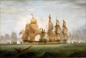 La bataille du cap Saint-Vincent, le 14 février - Unbekannter Künstler