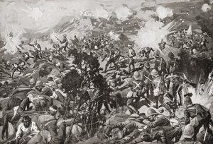 La bataille de Spion Kop, rivière Tugela, Natal, Afrique du Sud, 23-24 janvier 1900 pendant la seconde guerre des Boers - Unbekannt