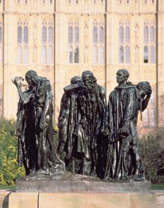 Les Bourgeois de Calais, par Auguste Rodin, achevé en 1888