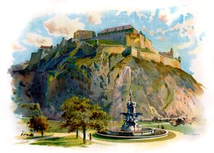 Le Rocher du Château, Édimbourg - Unbekannter Künstler
