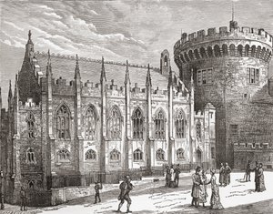 La chapelle royale, château de Dublin, Irlande à la fin du XIXe siècle, de Our Own Country publié en 1898 - Unbekannt