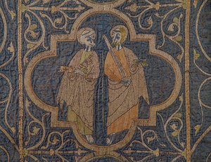La chasuble de Clare, détail de Saint Pierre et Saint Paul, britannique - Unbekannt