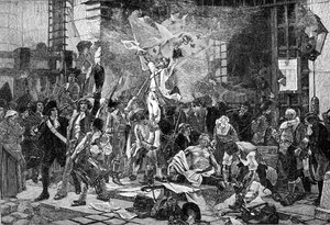 Les Conquérants de la Bastille, France (gravure) - Unbekannter Künstler