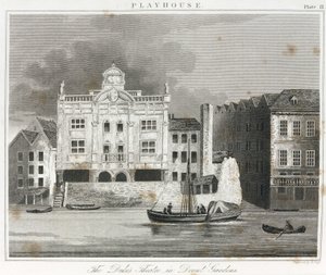 Le théâtre du Duc, dans Dorset Gardens, Londres, vers 1820 - Unbekannt