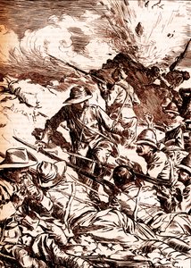 La Fuite de Spion Kop - Unbekannter Künstler