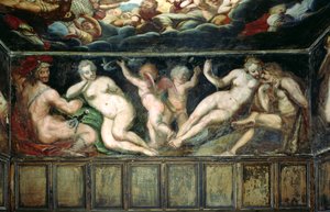 La frise dans la salle Elysium