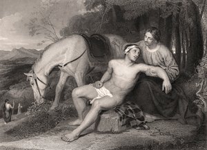 Le Bon Samaritain - Unbekannter Künstler