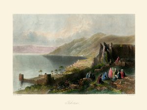 La Terre Sainte - Tibériade - Bible - Unbekannter Künstler