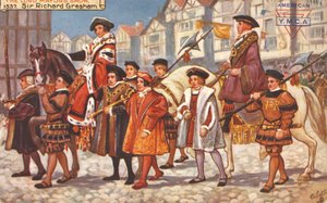 Le défilé du Lord Maire dans la ville de Londres, Angleterre Tudor - Unbekannter Künstler