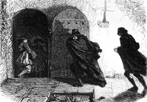 Le marquis de la Rouerie surpris par la Garde nationale, vers 1844 - Unbekannter Künstler