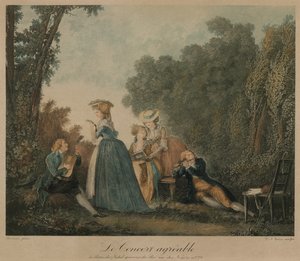 Le Concert Agréable, vers 1810 - Unbekannter Künstler