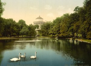 Le jardin de Saxe, Varsovie, Russie (c