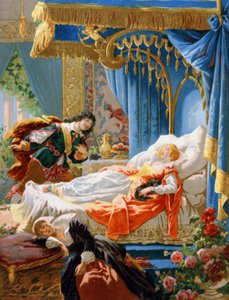 La Belle au bois dormant et le prince charmant, fin du 19e siècle - Unbekannter Künstler