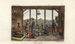 Le banquet tenu pour Dodwell par l