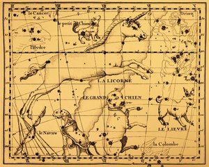 Les constellations de Monoceros et du Grand Chien - Unbekannter Künstler