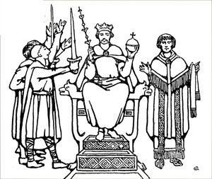 Le couronnement du roi Harold Godwinson - Unbekannt