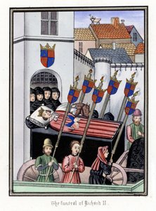 Le cortège funèbre du roi Richard II d