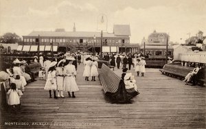Le quai de Pocitos, Montevideo, Uruguay - Unbekannter Künstler