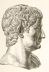 Tibère César Auguste (42 av. J.-C. - 37 apr. J.-C.), deuxième empereur romain, né Tibère Claude Néron, de 