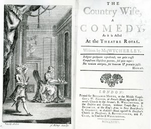 Page de titre du script pour La Femme de la campagne au Royal Theatre - Unbekannt