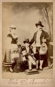Trio De Bocchi, Lombardie, c.1880 (photo n/b)