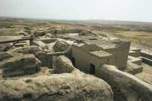 Turkménistan. Ruines de Nisa. Liste du patrimoine mondial de l