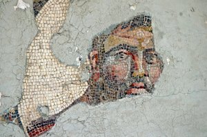 Deux athlètes, mosaïque de Samandağı, Turquie - Unbekannt