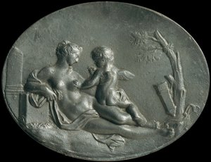 Vénus et Cupidon - Unbekannter Künstler