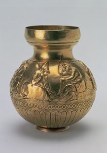 Vase représentant des guerriers scythes, œuvre grecque du royaume du Bosphore, seconde moitié du 4ème siècle av. J.-C. - Unbekannt
