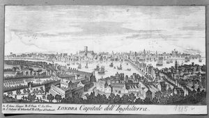 Vue de Londres, impression - Unbekannt