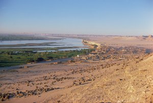 Vue de la vallée du Nil depuis la Nécropole - Unbekannt