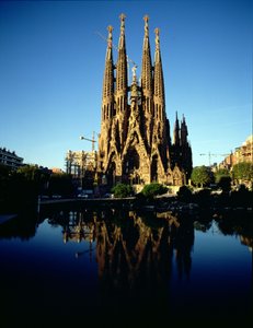 Vue de la cathédrale de la Sagrada Familia - Unbekannt
