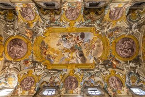 Vue du plafond, Église de la Nunziatina, Todi, Ombrie, Italie - Unbekannter Künstler