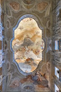 Vue du plafond, Hall d