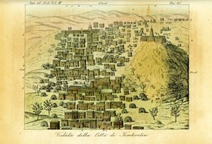 Vue de la ville de Tombouctou, Mali - Unbekannt