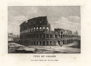 Vue des ruines du Colisée, Amphithéâtre Flavien, Rome - Unbekannt