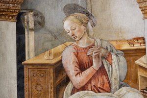 Vierge Marie (détail) - Unbekannter Künstler