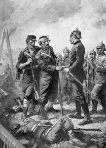WWI - Sous-officier français blessé 1914