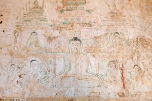 Peinture murale, Sulamani Pahto, Bagan (photo) - Unbekannter Künstler