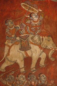 Peinture murale du Ramayana