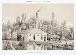 Énergie hydraulique avant 1900 (Laminoir de zinc, Saint Louis, près de Bray, France) - Unbekannt